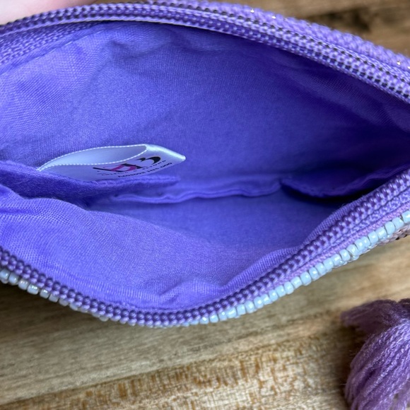 America & Beyond Beaded Coin Pouch Ocean Fish Starfish Tassel - Picture 5 of 5